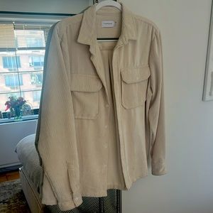 Topman cream shacket